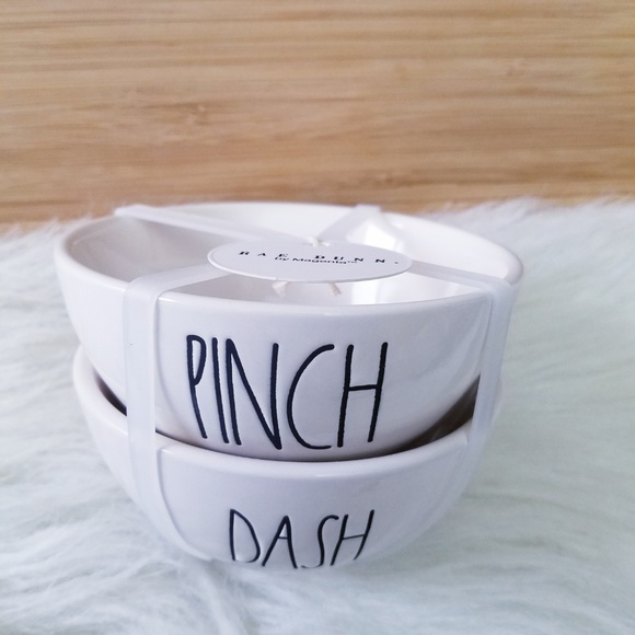 NWT Rae Dunn Pinch & Dash Spice Bowl Set - 2 sets - Picture 5 of 7